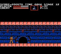 une photo d'Ã©cran de Castlevania sur Nintendo Nes